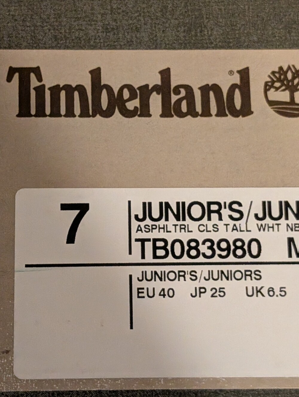 Timberland Aspen Boots *7 * New In Box - Picture 3 of 3